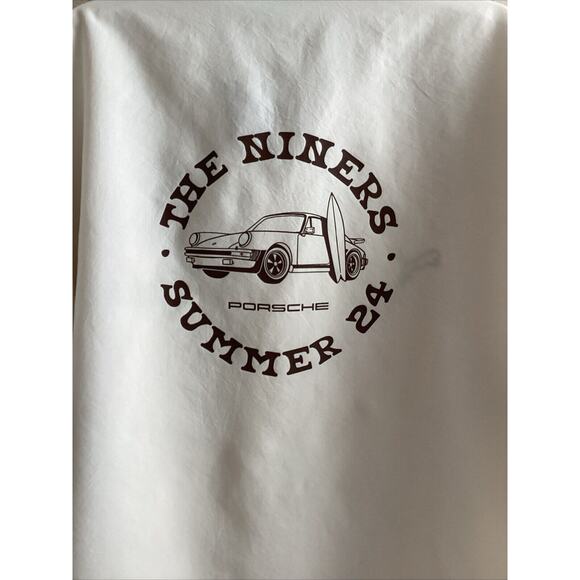 Puma Pl Summer Crew Collared Short Sleeve Button Up Alpine Snow XL Shirt NWT - Picture 8 of 10